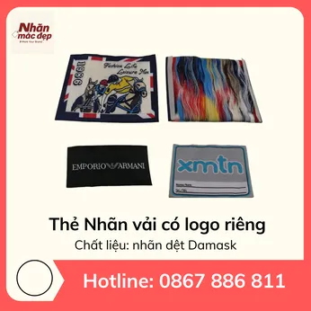 Mác vải có logo riêng