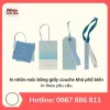 Nhãn Mác Giấy Couche – Đa Dạng và Phổ Biến