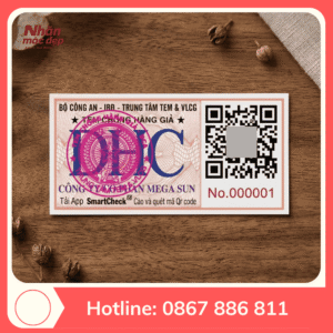 In tem chống hàng giả
