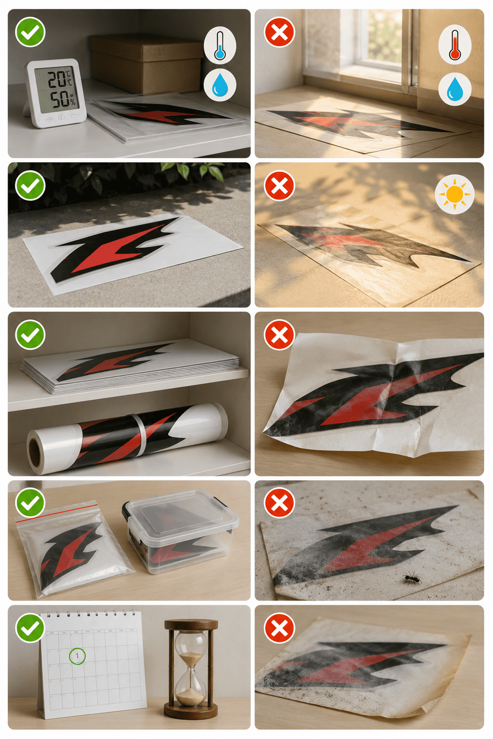 Hướng dẫn cách bảo quản decal