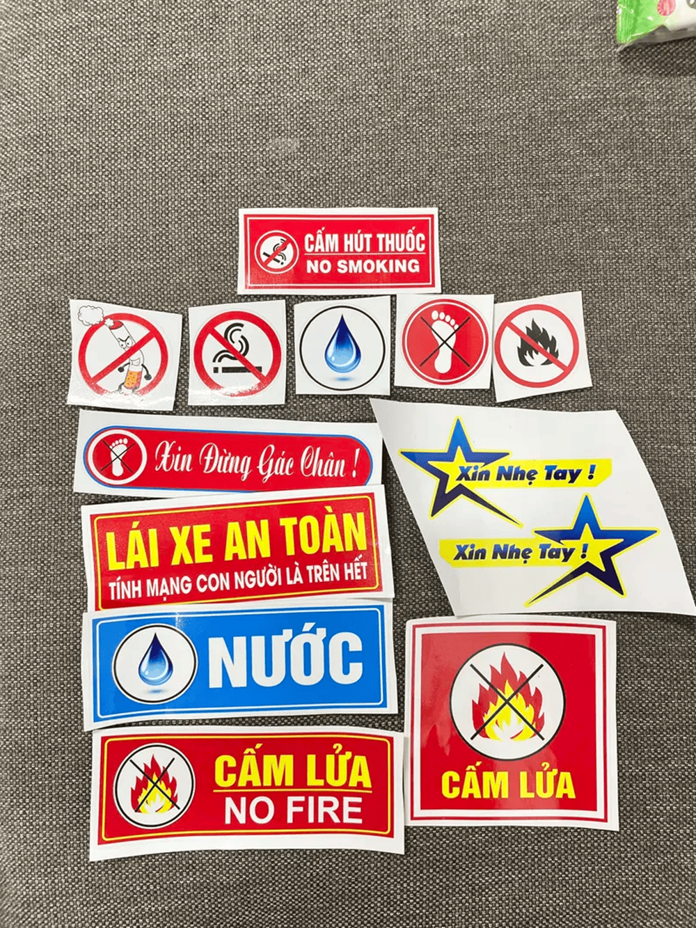 Decal cảnh báo