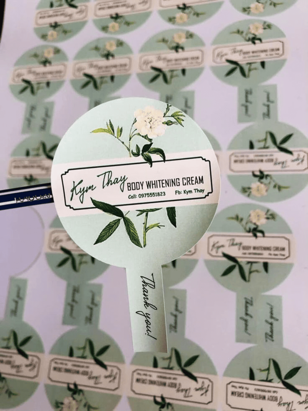 Decal in mờ