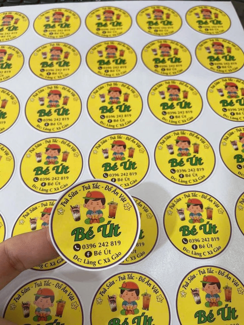 Decal mờ