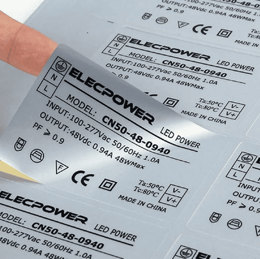Decal xi bạc vuông