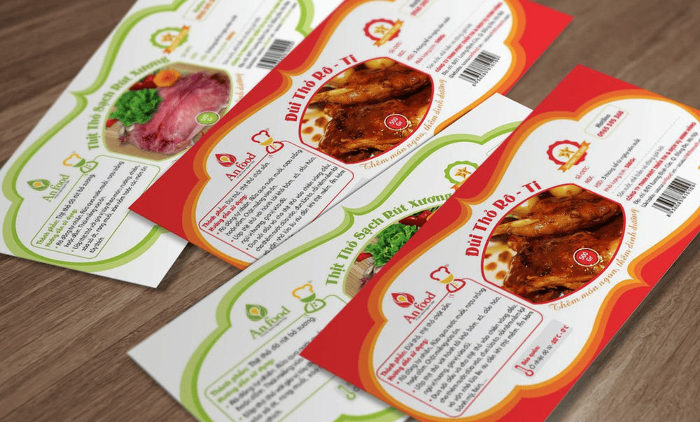 Label dạng tờ