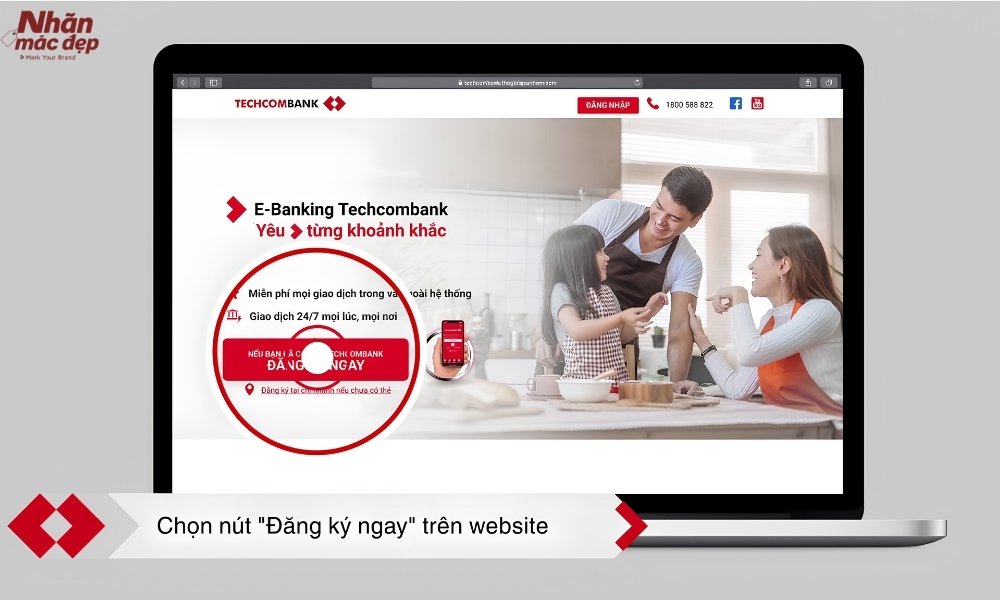 Website ngân hàng Techcombank