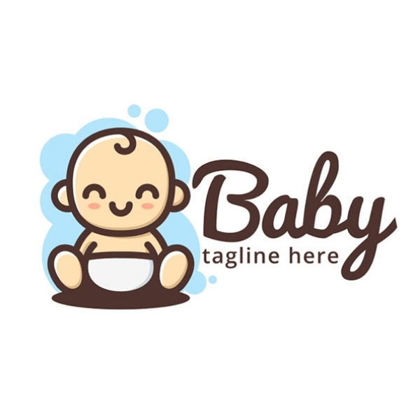 Logo bỉm sữa dễ thương 1