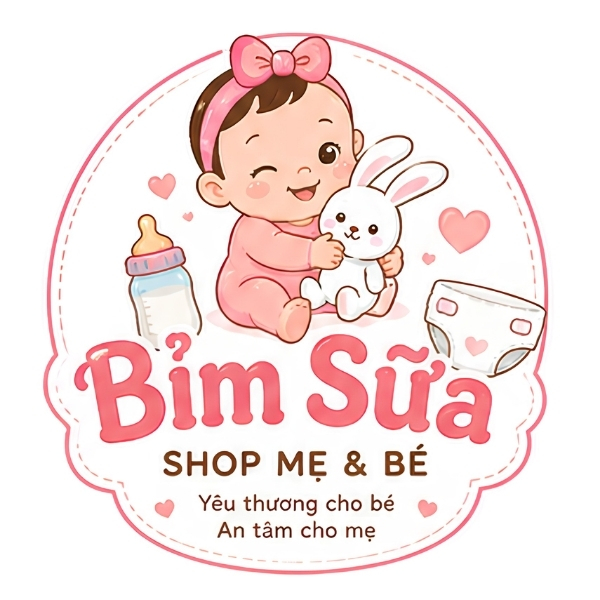Logo cửa hàng bỉm sữa 1