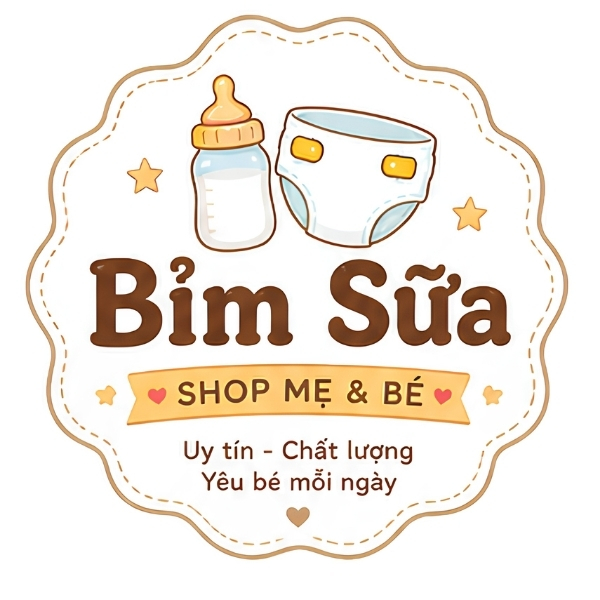 Logo cửa hàng bỉm sữa 2