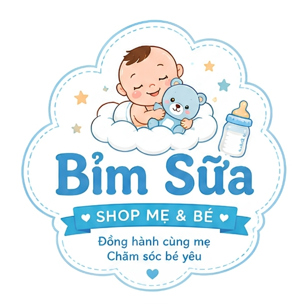 Logo cửa hàng bỉm sữa 3