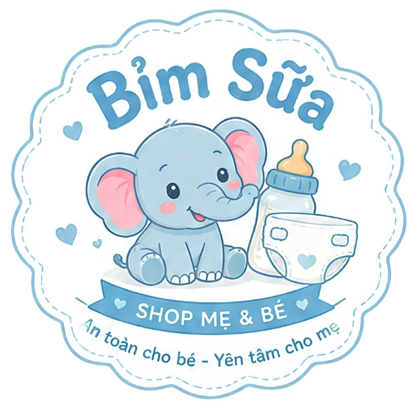 Logo cửa hàng bỉm sữa 5