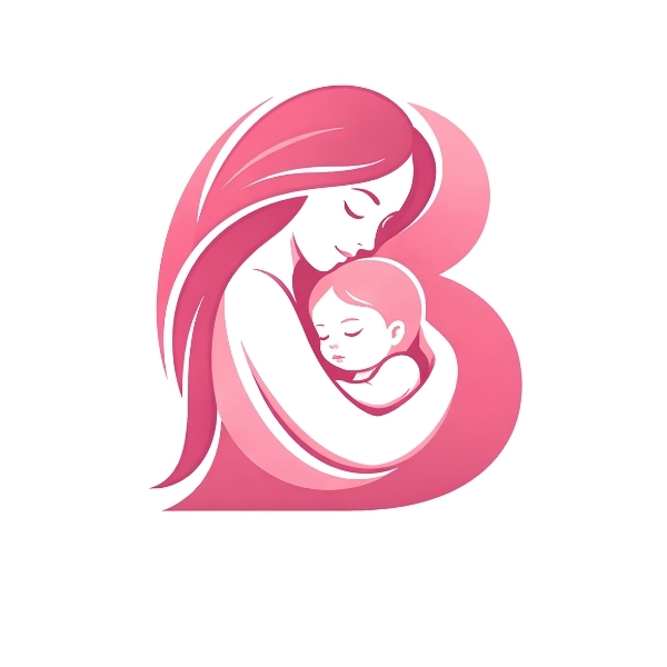 Mẫu logo mẹ ôm bé 2