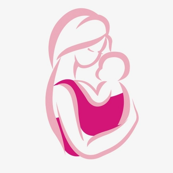 Mẫu logo mẹ ôm bé 5