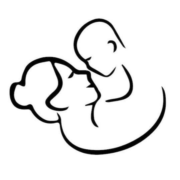 Mẫu logo mẹ và bé tối giản 5