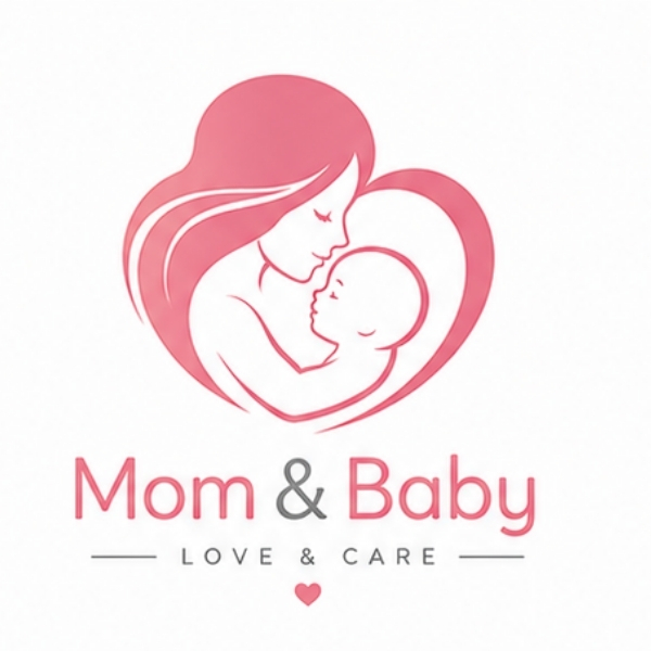 Mẫu logo mẹ và bé hiện đại 5