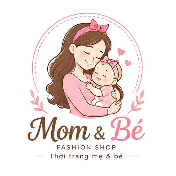 Mẫu logo mẹ và bé hiện đại 6