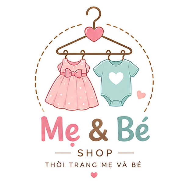 Logo shop quần áo mẹ và bé 3
