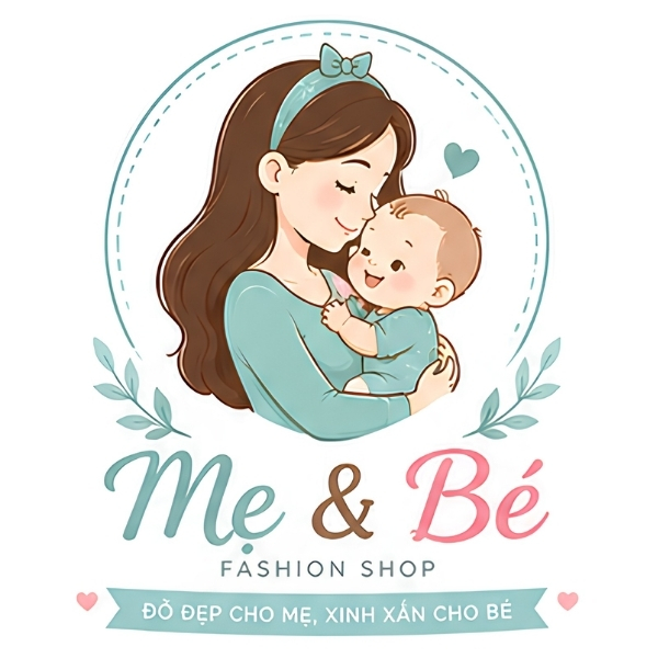 Logo shop quần áo mẹ và bé 4