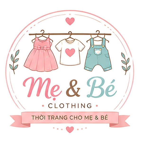 Logo shop quần áo mẹ và bé 5