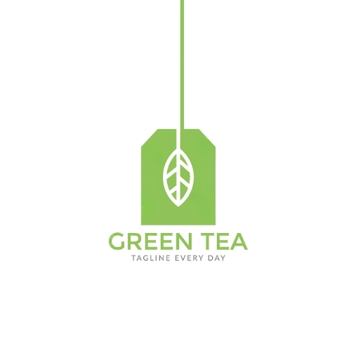 Logo lá trà mang phong cách truyền thống 7
