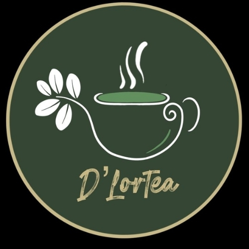 Logo lá trà mang phong cách truyền thống 2