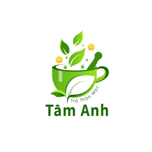Logo lá trà mang phong cách hiện đại 4