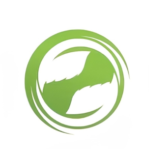 Logo lá trà phong cách hữu cơ 1