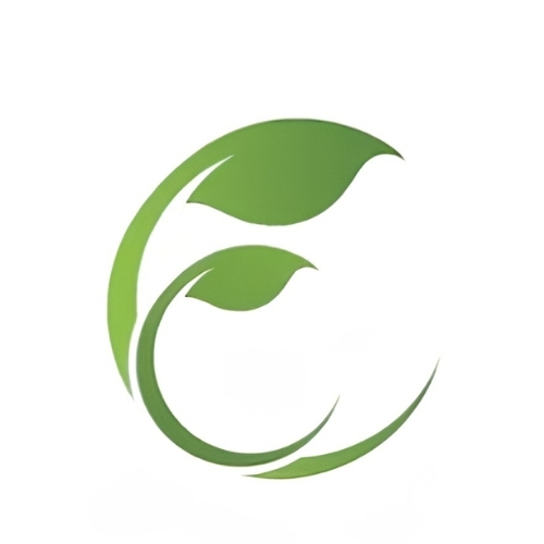 Logo lá trà phong cách hữu cơ 2
