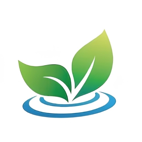Logo lá trà phong cách hữu cơ 3