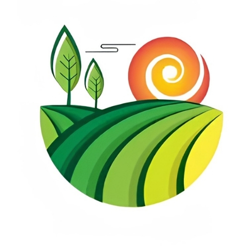 Logo lá trà phong cách hữu cơ 5