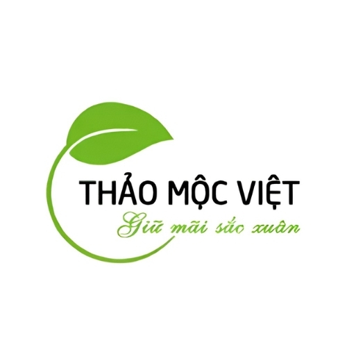 Logo lá trà kết hợp kiểu chữ nghệ thuật 1