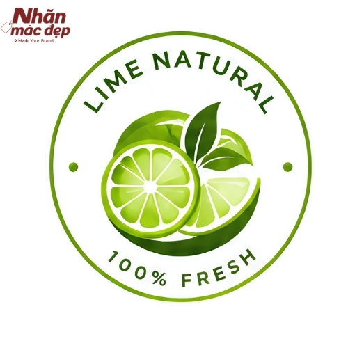 Logo trái cây dạng hình tròn 1