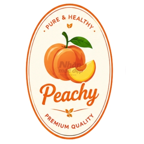 Logo trái cây hình oval 3