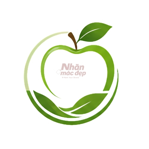 Logo dạng hoa quả làm hình nền 8