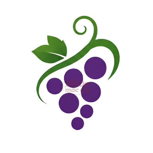 Logo dạng trái cây trừu tượng 6