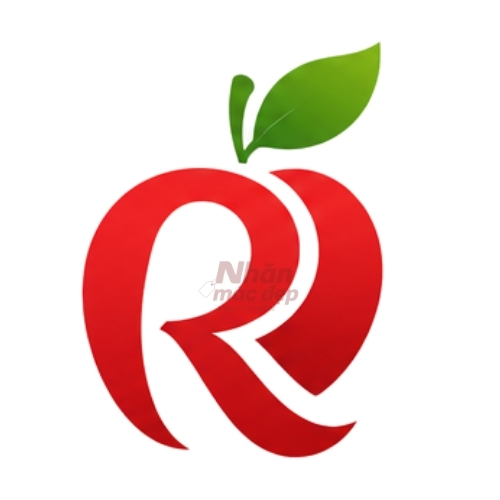 Logo trái cây dạng chữ 9