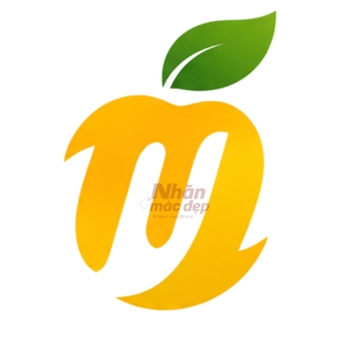 Logo trái cây dạng chữ 8