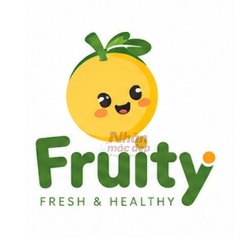 Logo trái cây dạng chữ 6
