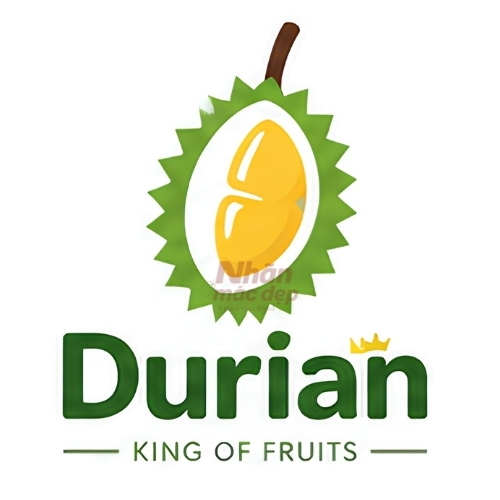 Logo trái cây dạng chữ 3