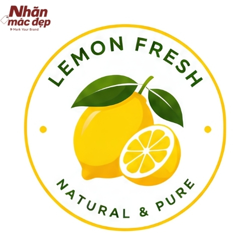 Logo trái cây dạng hình tròn 9