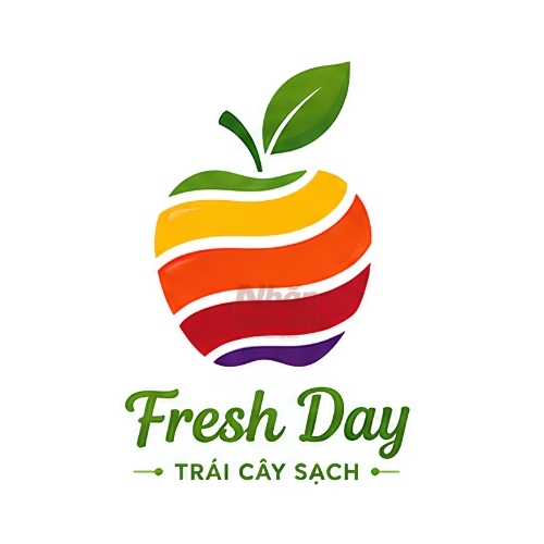 Mẫu logo trái cây độc đáo 9