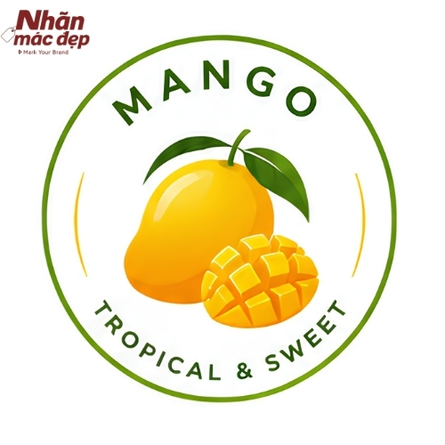 Logo trái cây dạng hình tròn 8